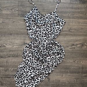 Cheetah slip dress